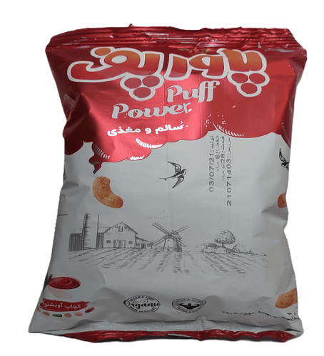 سویق پفی پاور پف کچاپ وزن 50 گرم