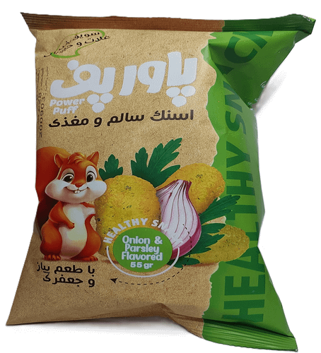 سویق پفی پاور پف پیاز جعفری وزن 50 گرم